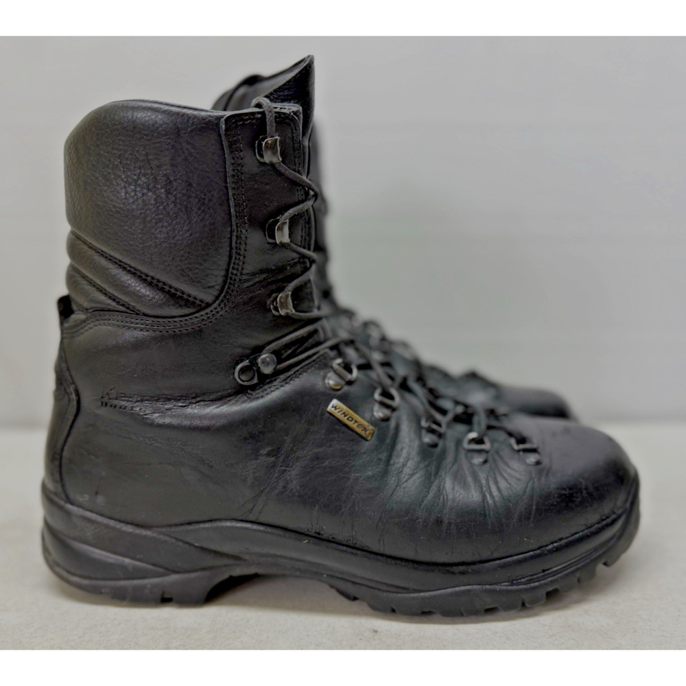 KENETREK Hard Tactical Boots Black Leather Windtex 420-TAC MEN'S 12 M  ITAY